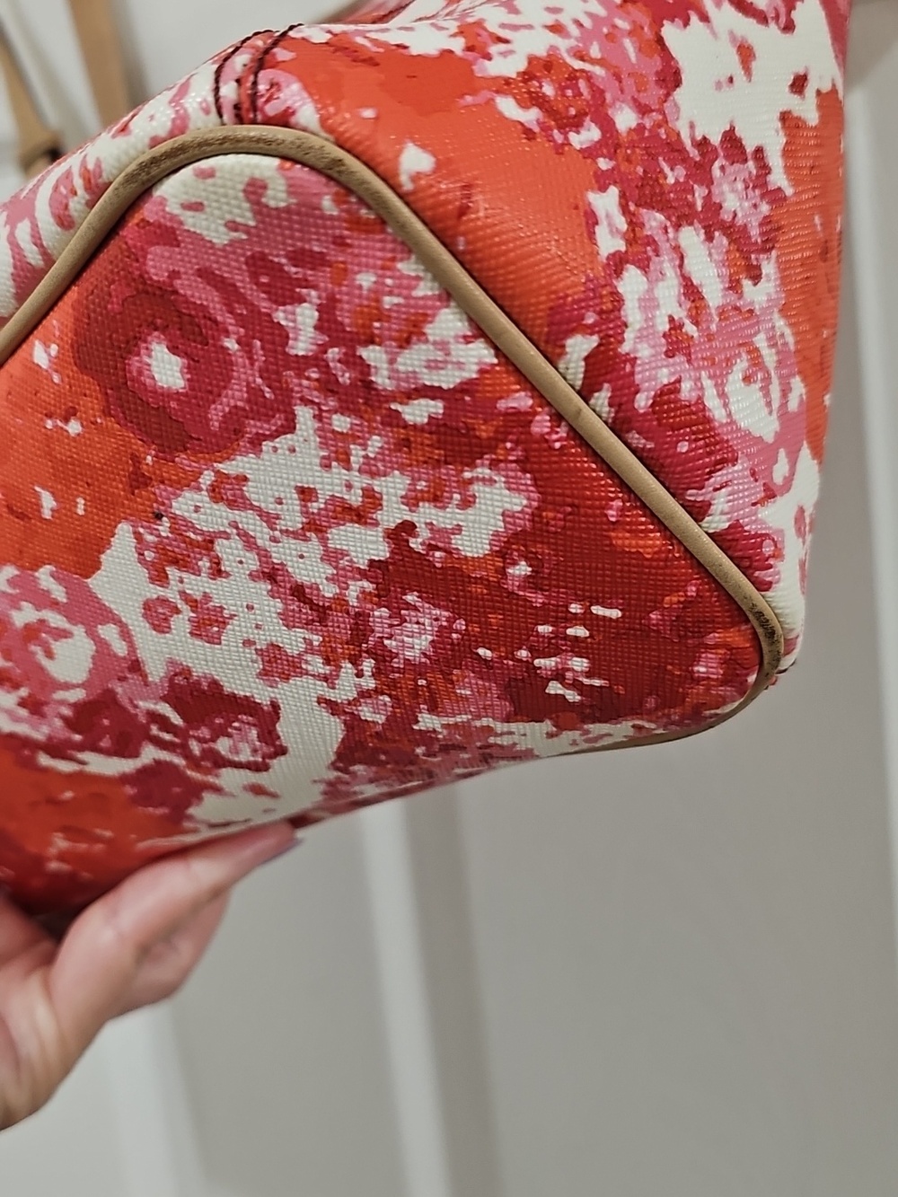 Coach Peyton Floral Print Zip Top Tote with Gold Hardware - Read Condition - Picture 8 of 16